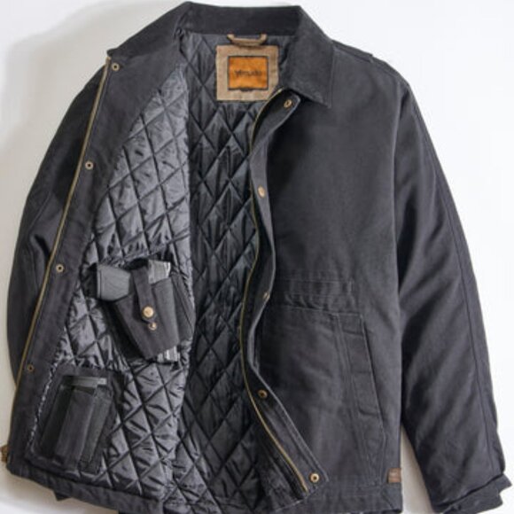 Venado Other - CANVAS CONCEALED CARRY JACKET - Black | 3XLT